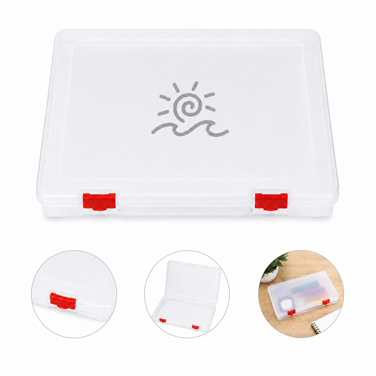 Clear ABS Document Storage Case