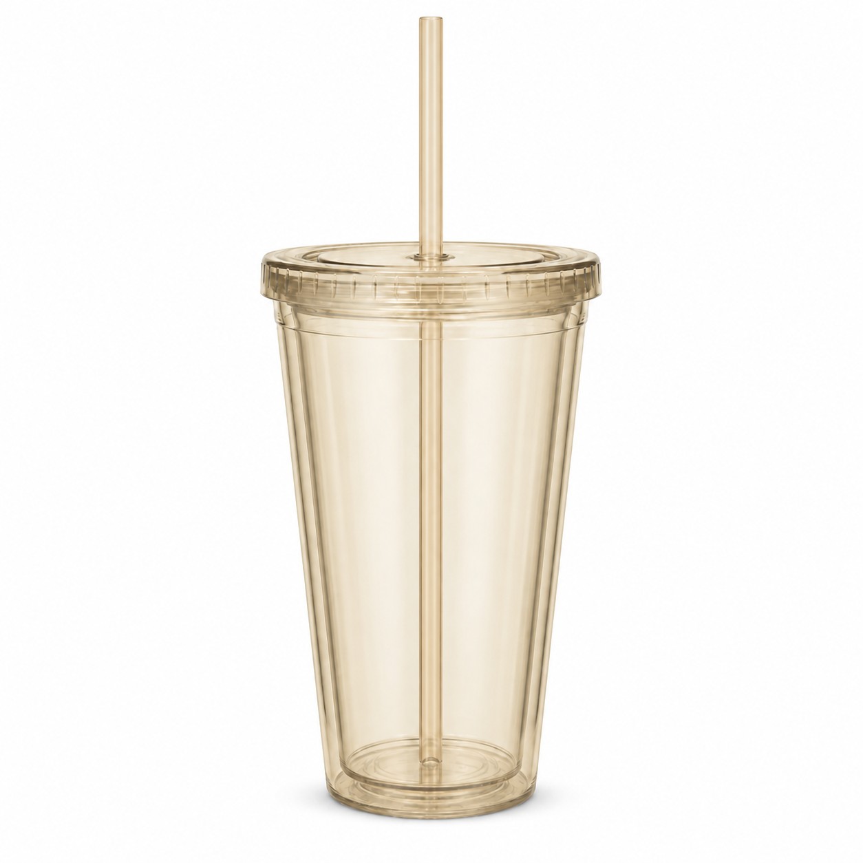 Double Wall 16 Oz Acrylic Journey Tumbler — Tan Beige