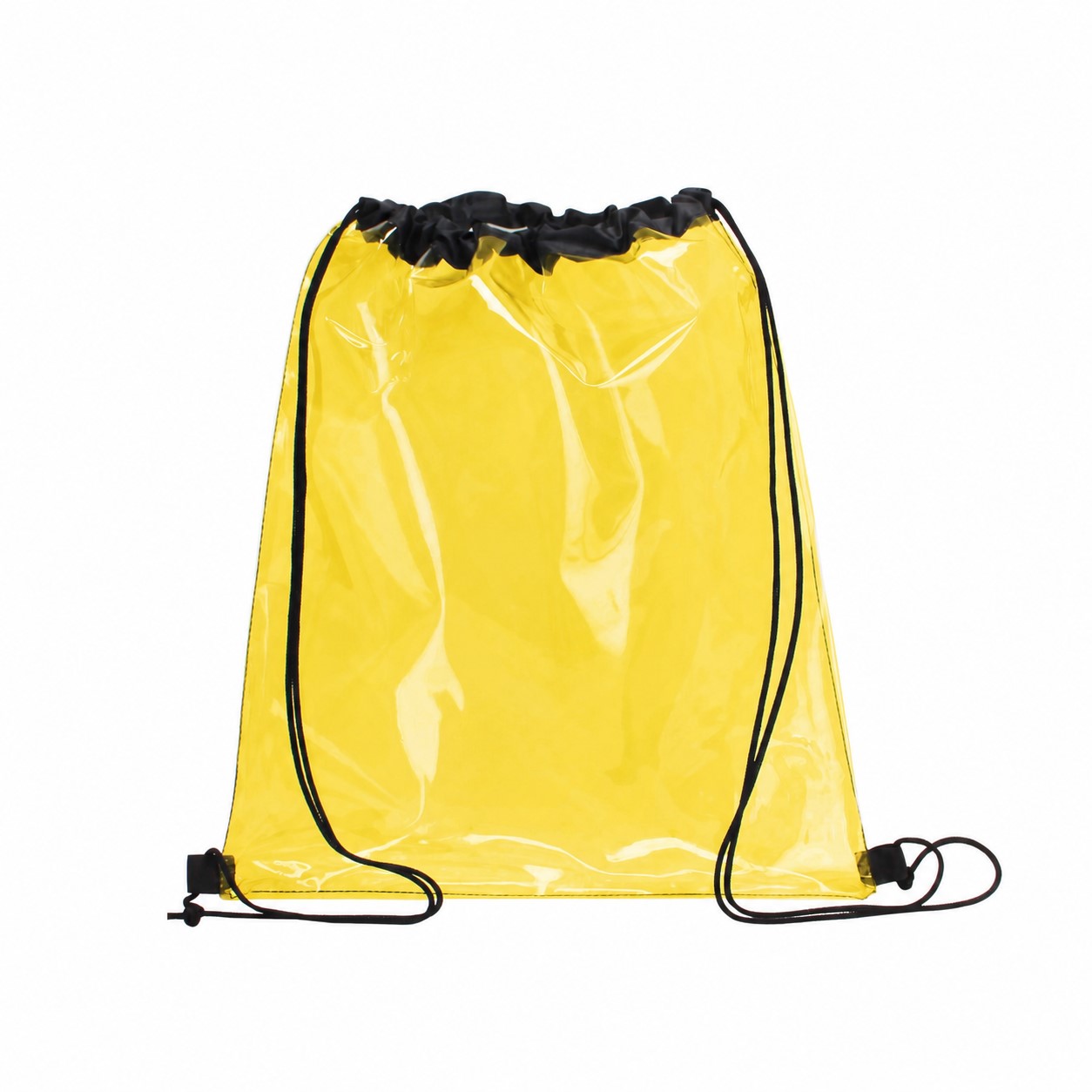 PVC Drawstring Bag — Yellow