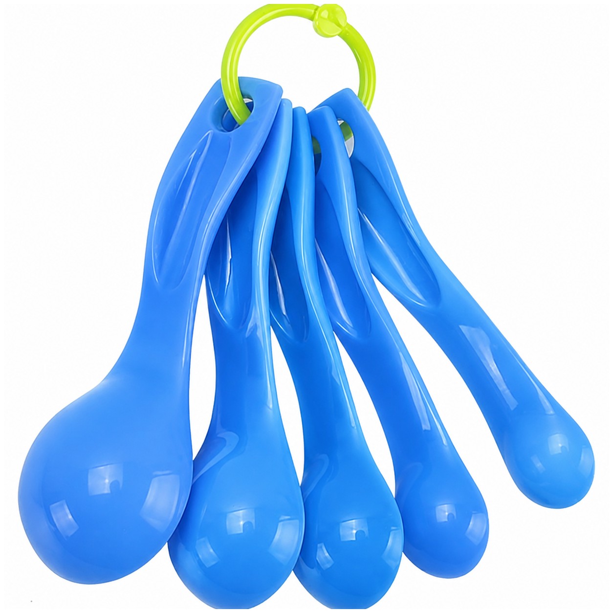Five Piece Plastic Measuring Spoon Set — view 3