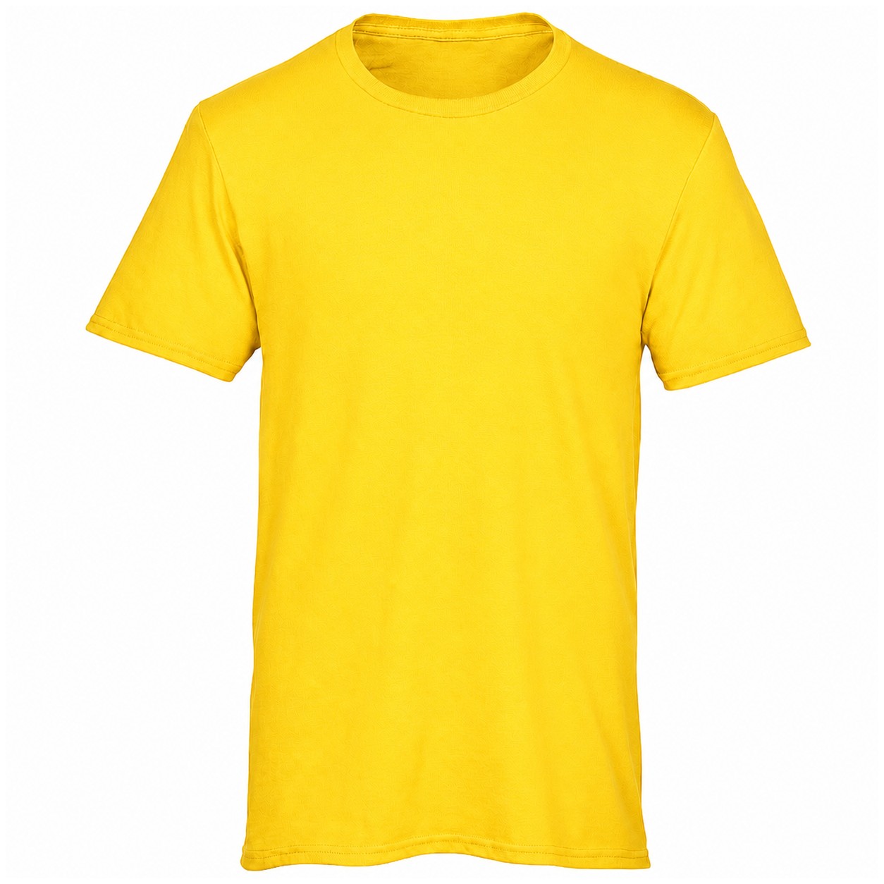 Premium Cotton Crewneck T-Shirt — Yellow