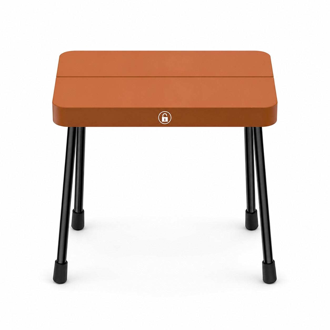 Polypropylene Folding Stool With Aluminum Supports — view 2