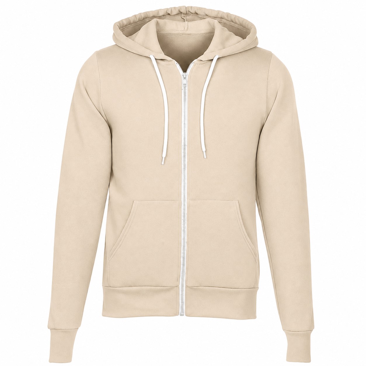 Ringspun Cotton Polyester Zip Hoodie — view 3
