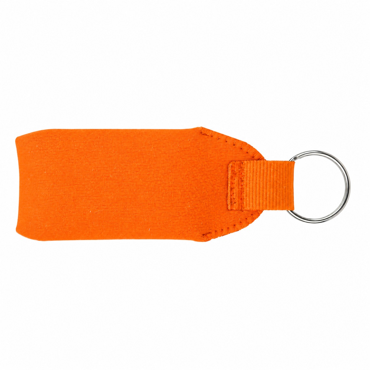 Floating Neoprene Key Fob Ring — Orange