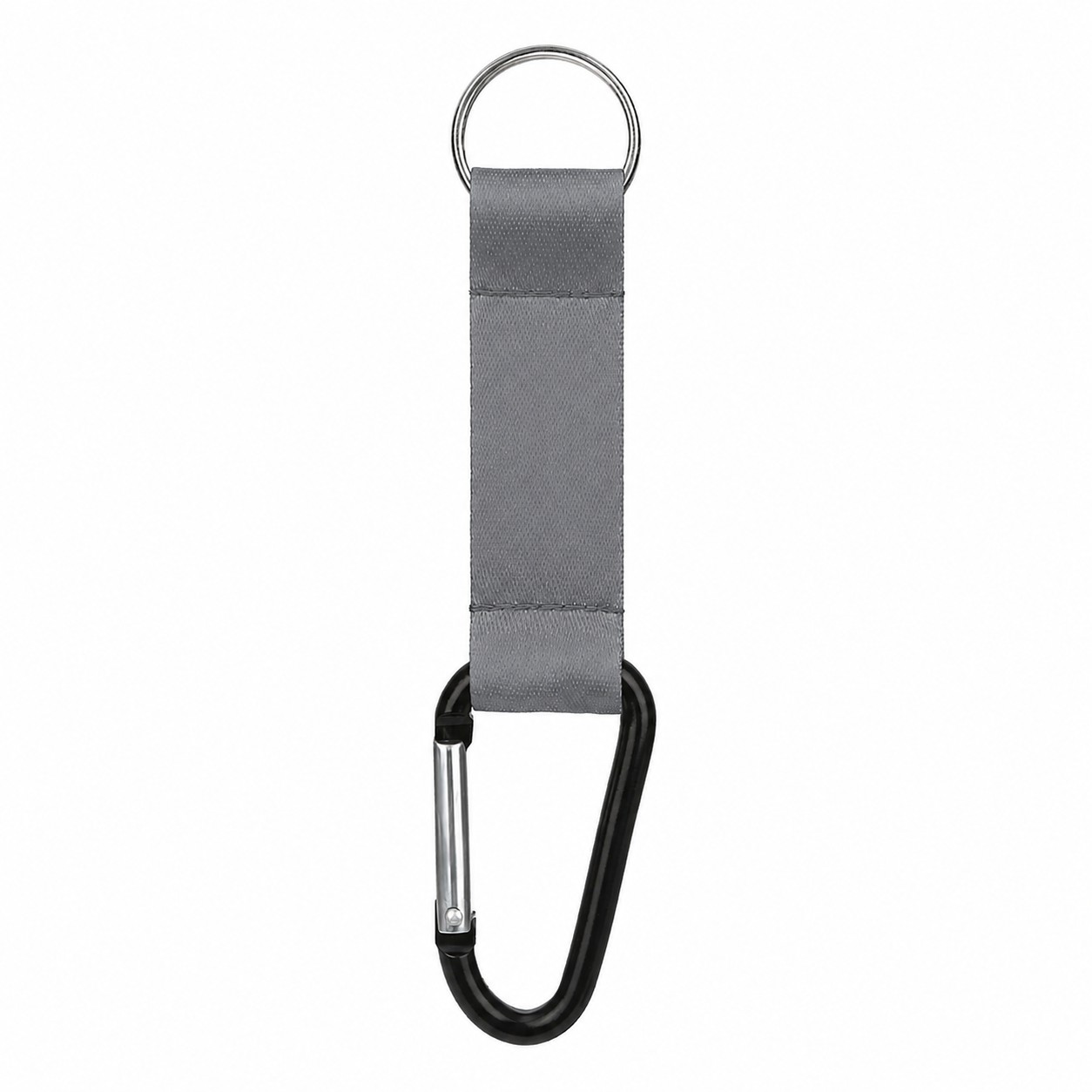 Pocket Polyester Key Lanyard With Carabiner — view 2