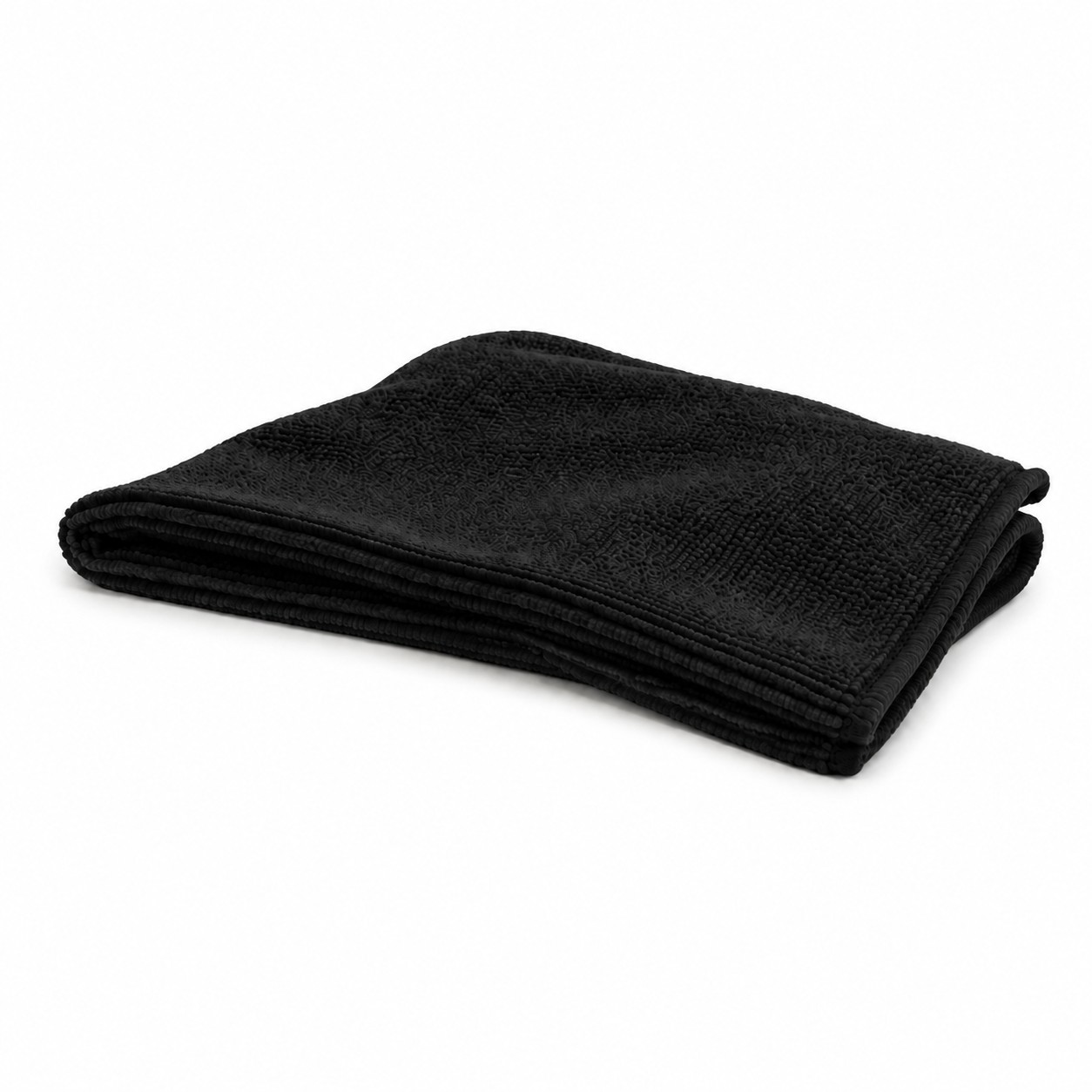 Reusable Microfiber Cleaning Cloth — Black