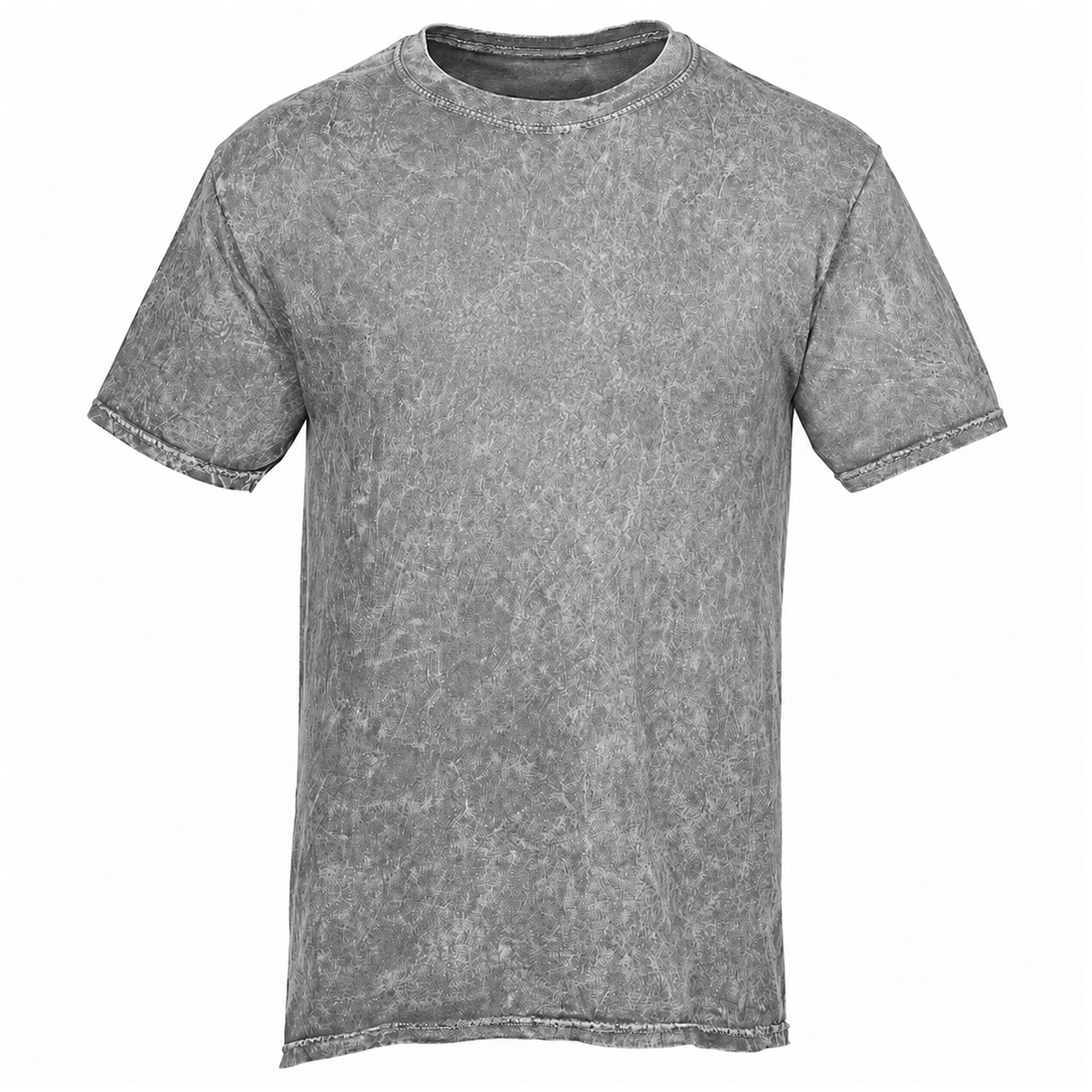 Vintage Wash Cotton Tie Dye Shirt — Gray