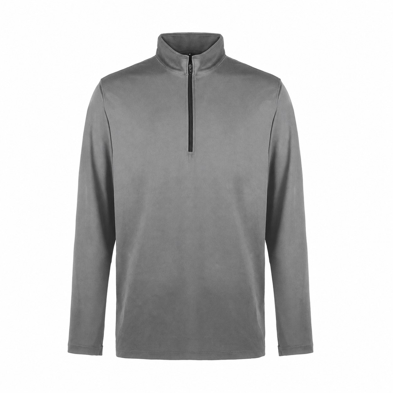 UV Micro Mesh Quarter Zip Shirt — Gray