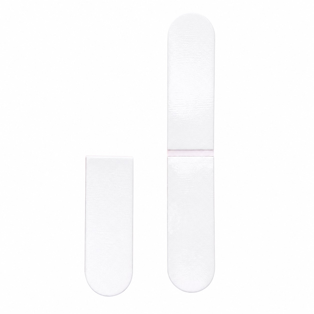 Magnetic Fold Over Bookmark — White