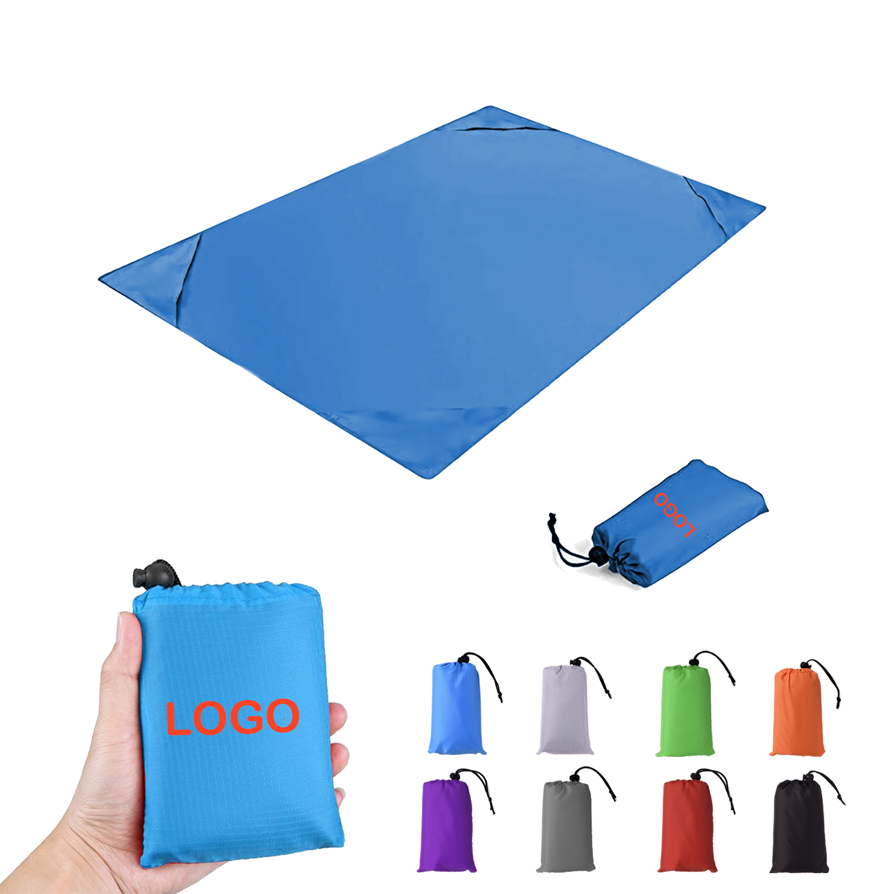 Foldable Polyester Beach Blanket