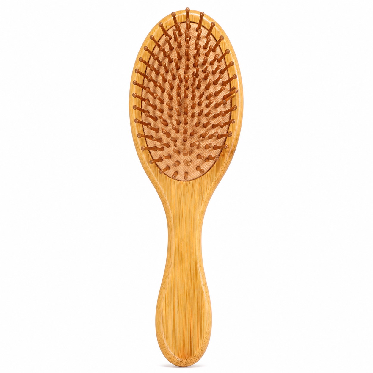 Bamboo Oval Cushion Pin Hairbrush — view 2