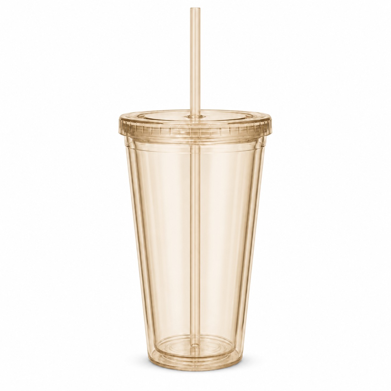 Double Wall 16 Oz Acrylic Journey Tumbler — Beige