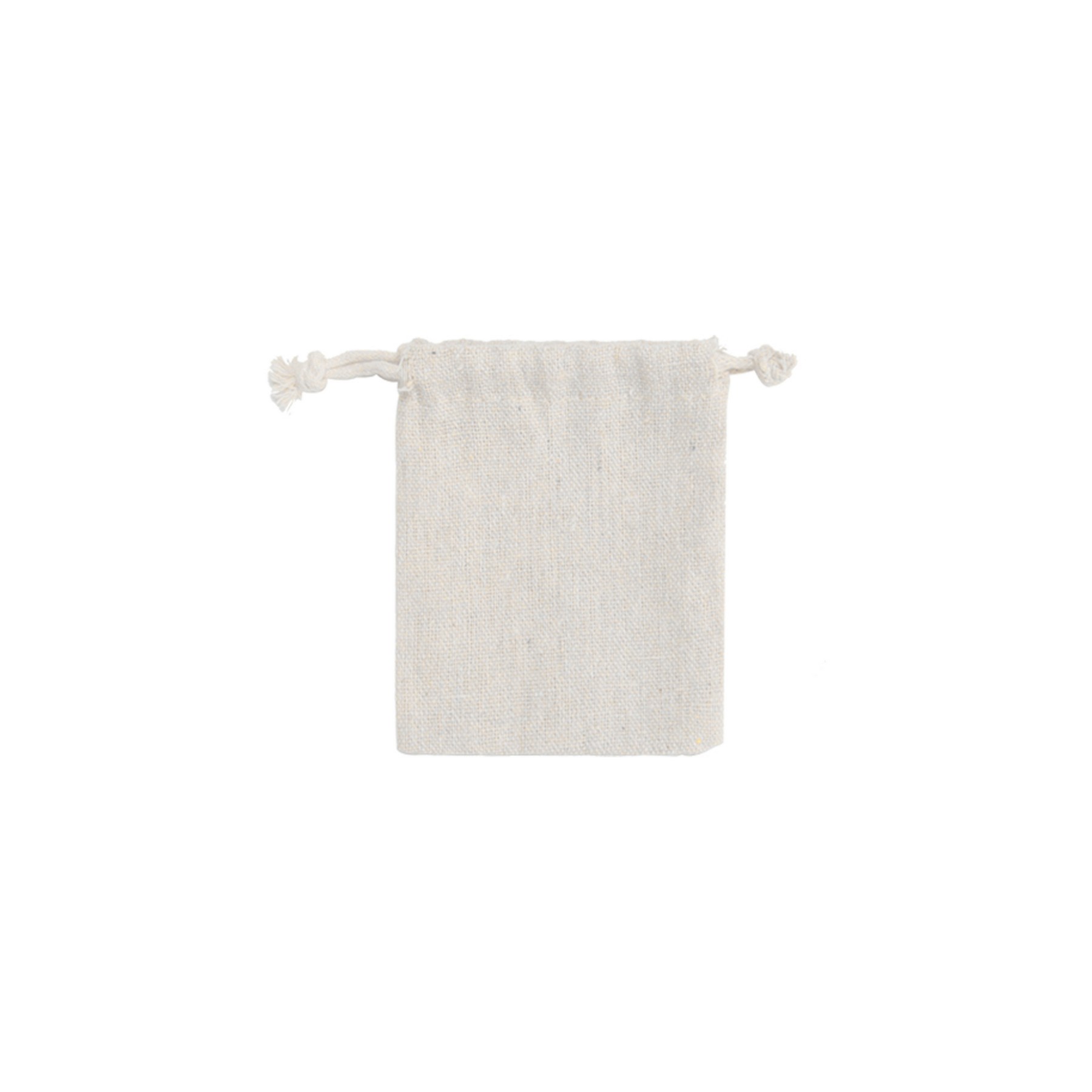 Cotton Drawcord Closure Drawstring Bag — view 2