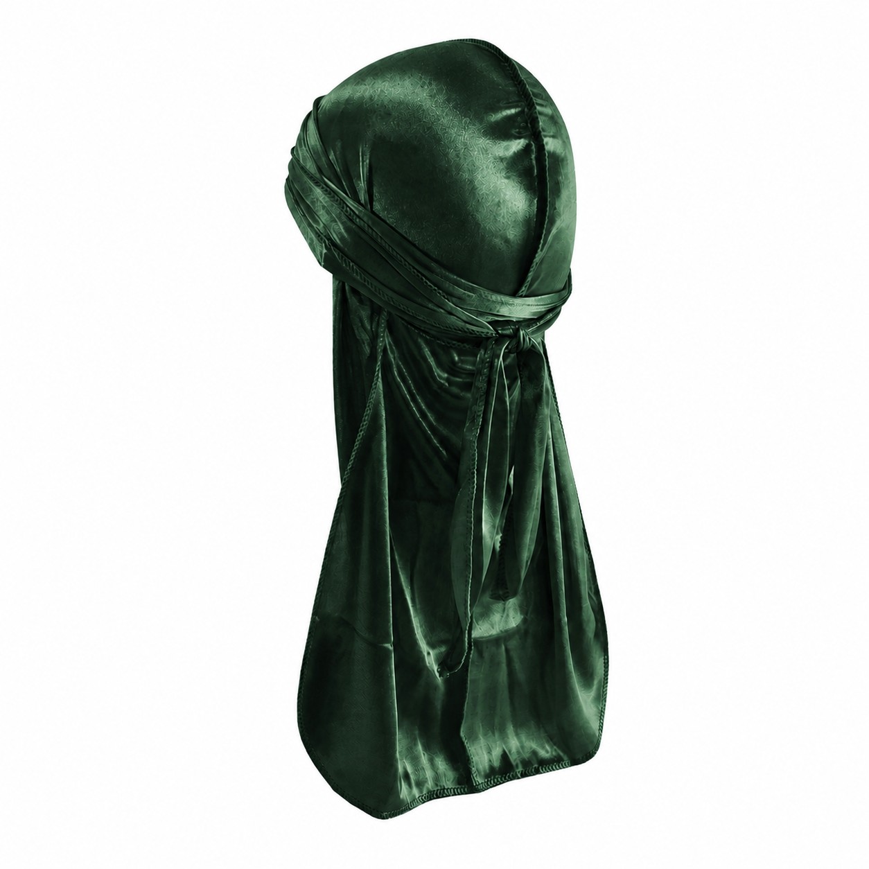 Polyester Pirate Head Wrap Scarf — Dark Green
