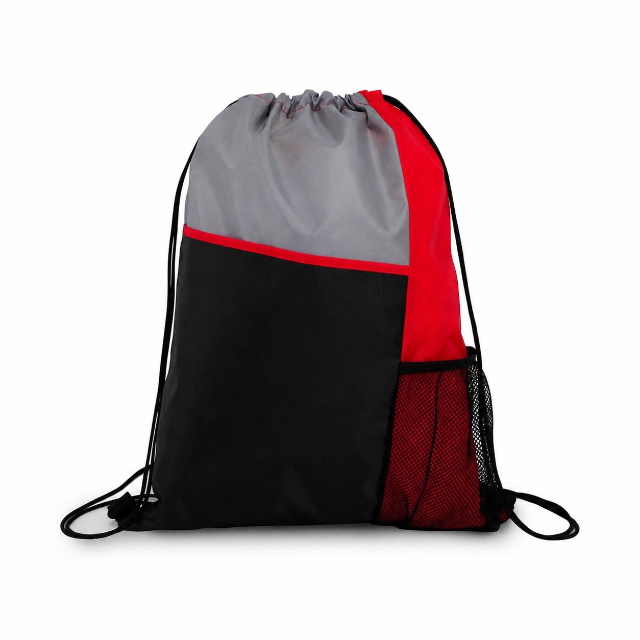 Slant Pocket Drawstring Backpack — view 4