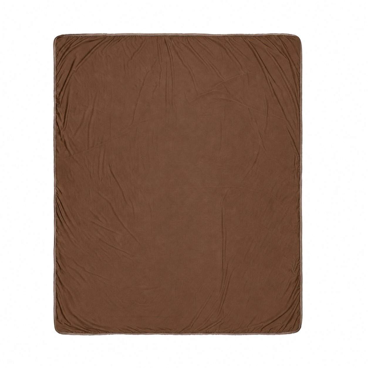 Dual Sided Polyester Cooling Blanket — Brown