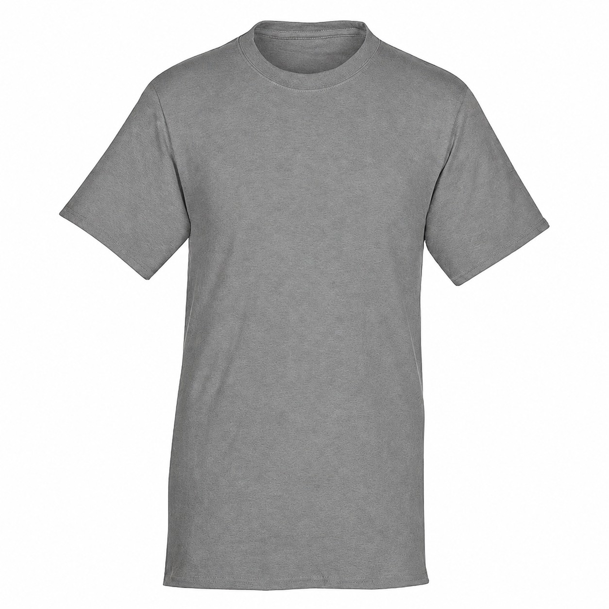5.4-Ounce Cotton Crewneck Shirt — Gray