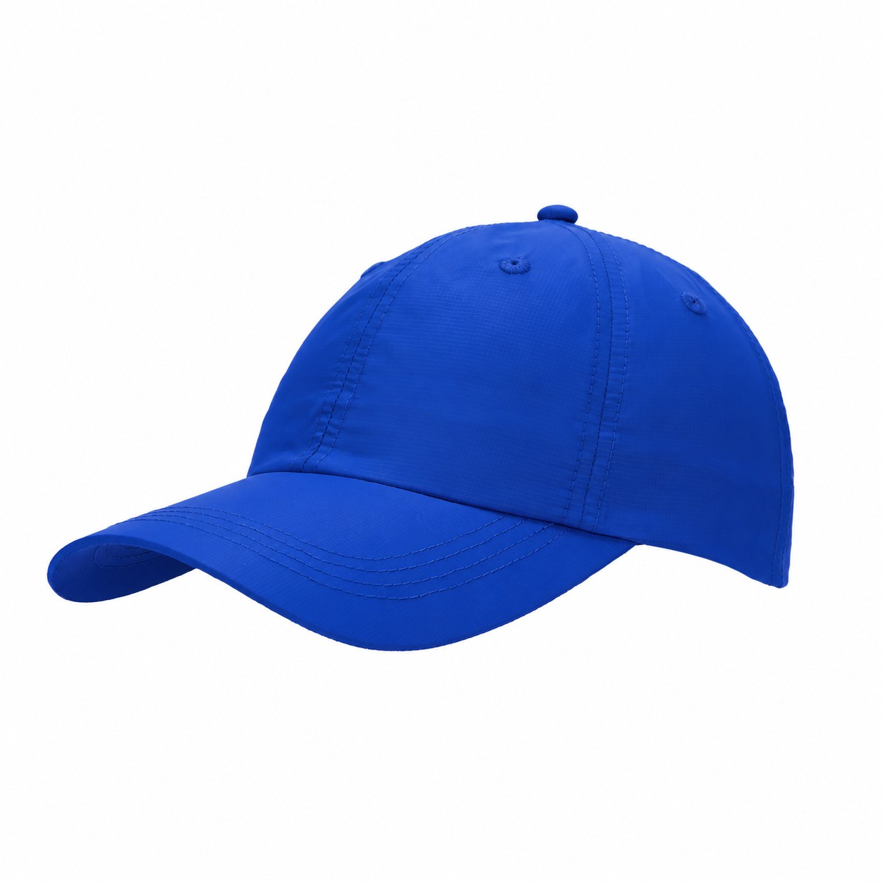 Nylon Unstructured Crown Cap — Royal Blue