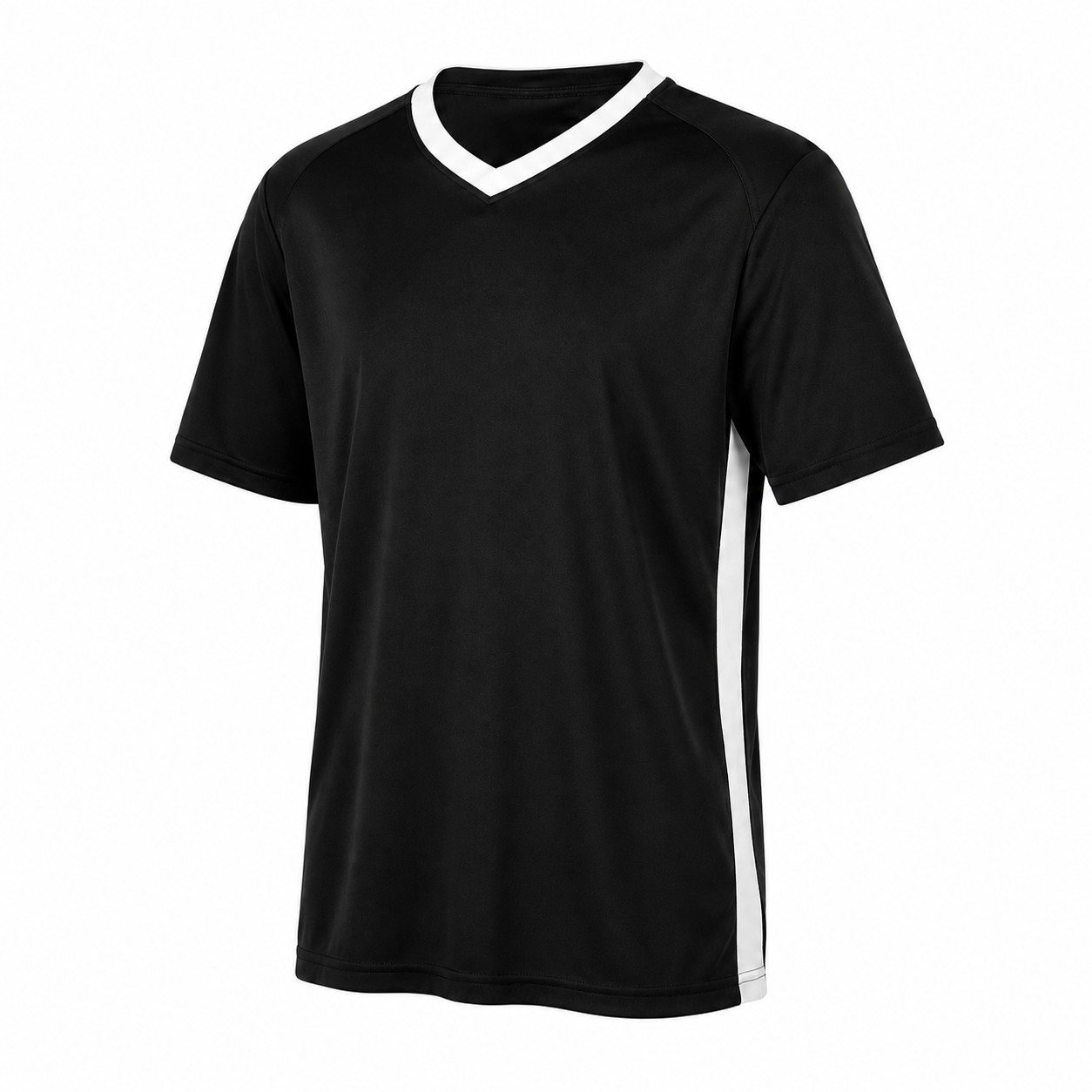 Polyester V-Neck Athletic Team Shirt — view 4