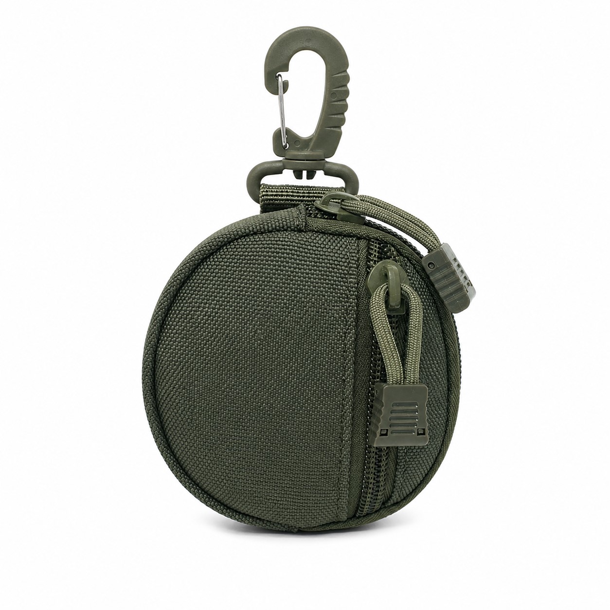 Compact Round Nylon Tactical Pouch — view 2