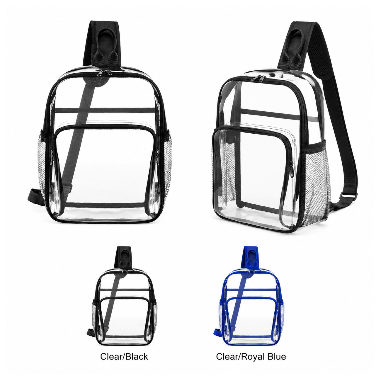 PVC Roomy Crossbody Sling Bag