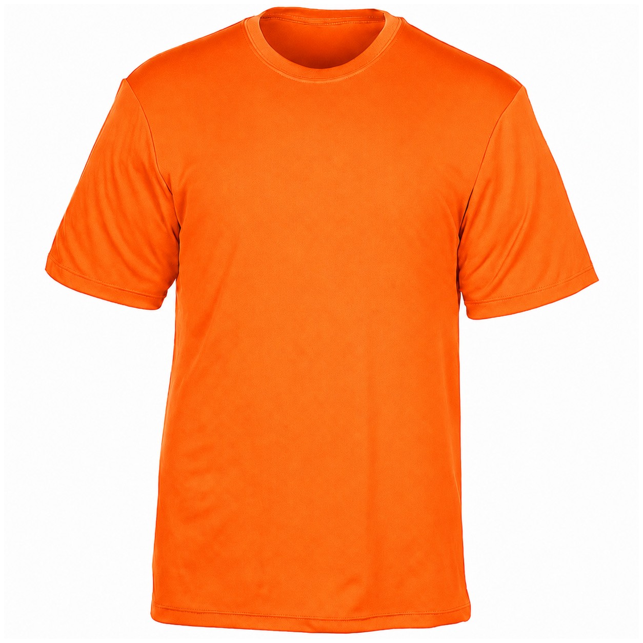 Moisture Wicking Polyester T Shirt — Orange