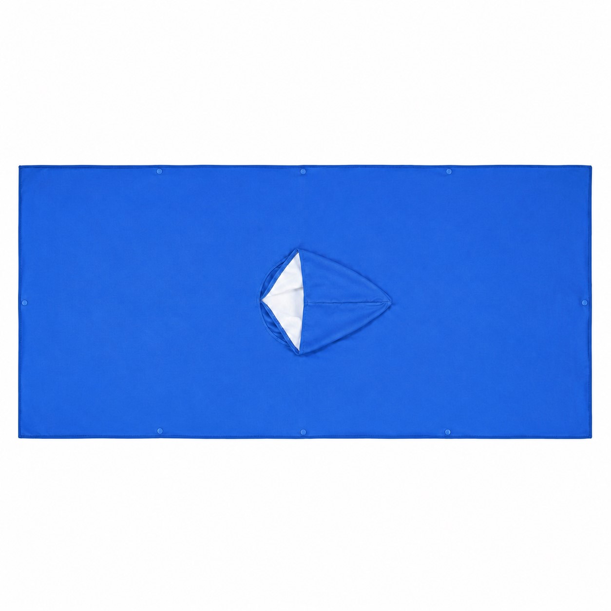 Kids 400GSM Hooded Poncho Towel — Blue