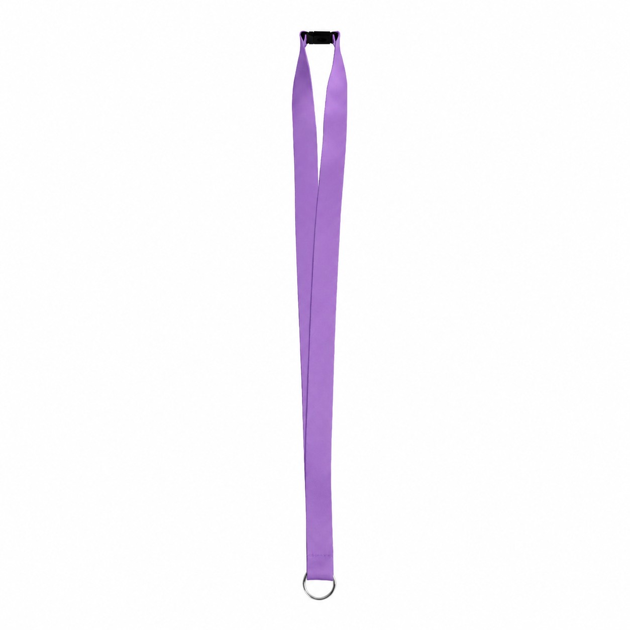 Breakaway Ring End Lanyard — Violet Purple