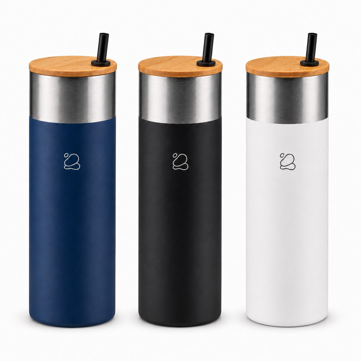 Bamboo Lid Insulated Travel Tumbler