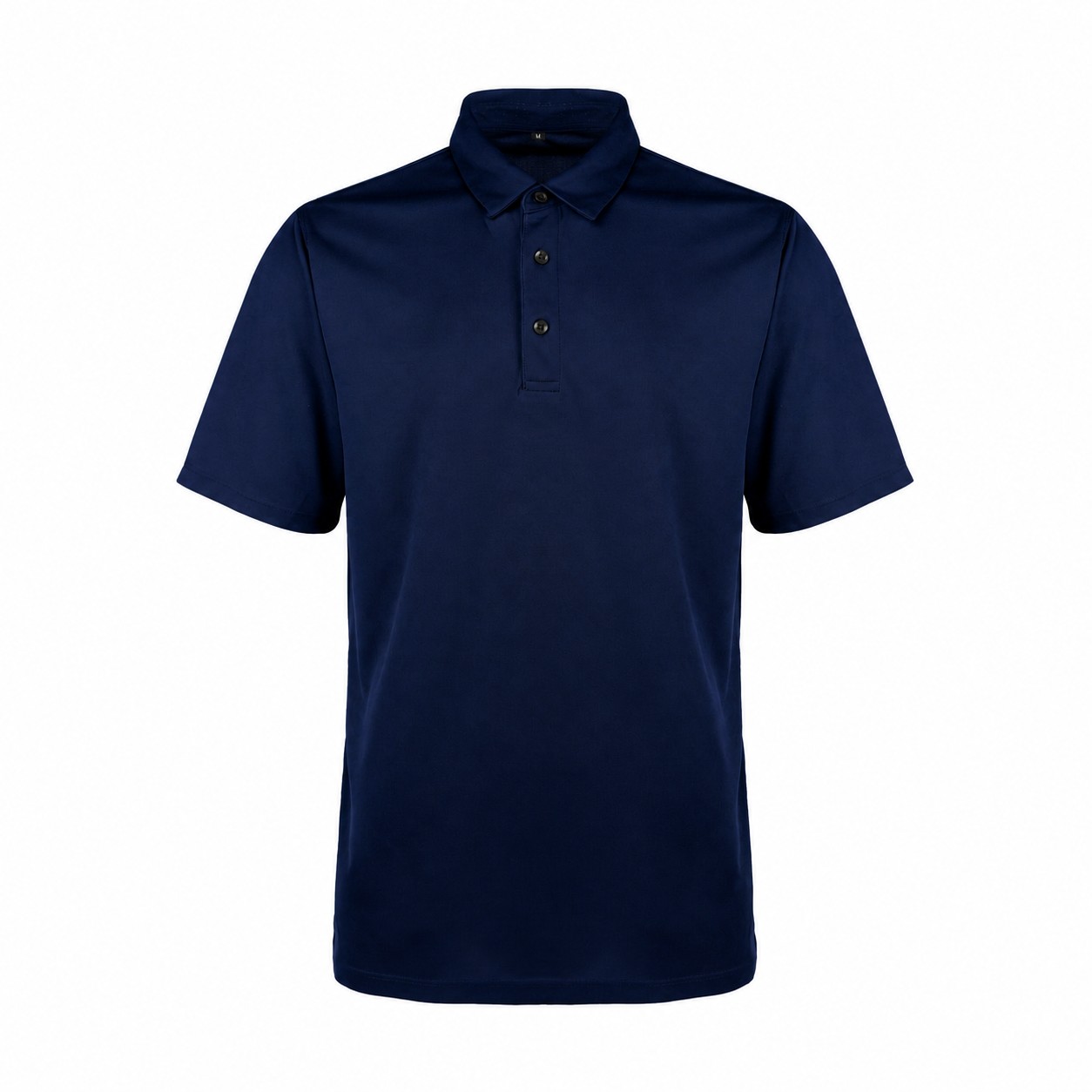 Polyester Polo Shirt — Navy Blue