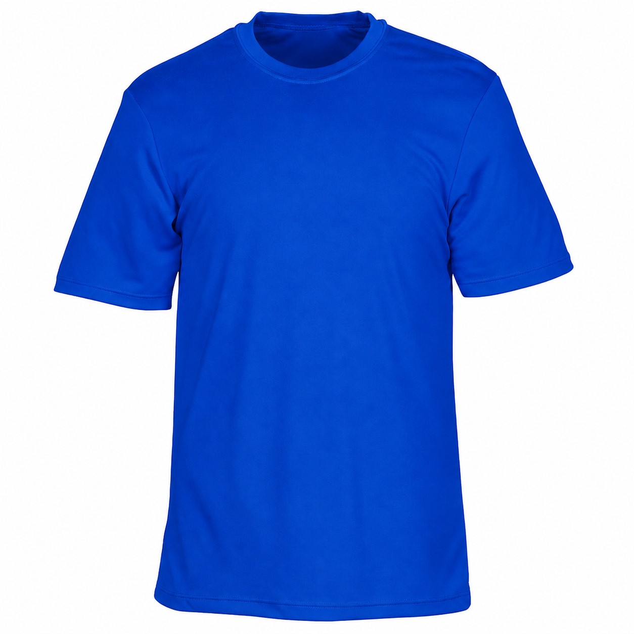 Men's Moisture-Wicking Crewneck Shirt — Blue