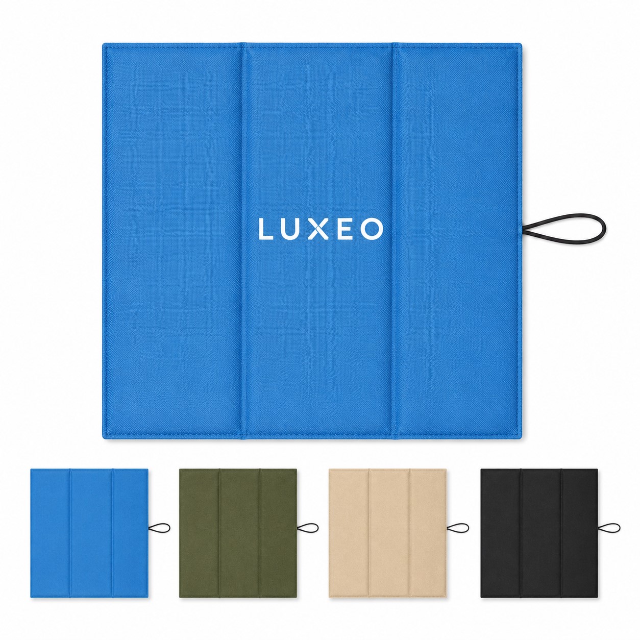 Fold Up Oxford Stadium Cushion With Elastic Cord