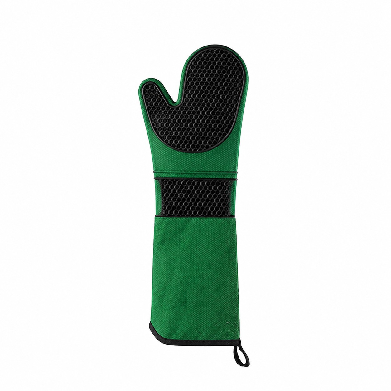 Silicone Oven Mitt Cooking Glove — Green