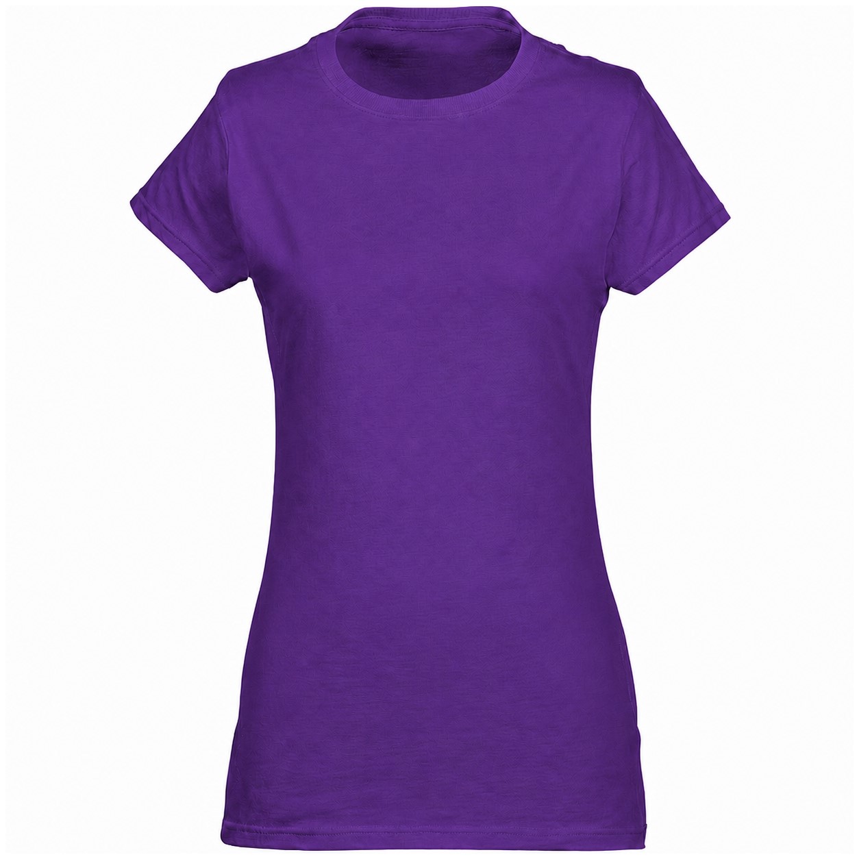 Ladies' Ringspun Cotton T-Shirt — Purple