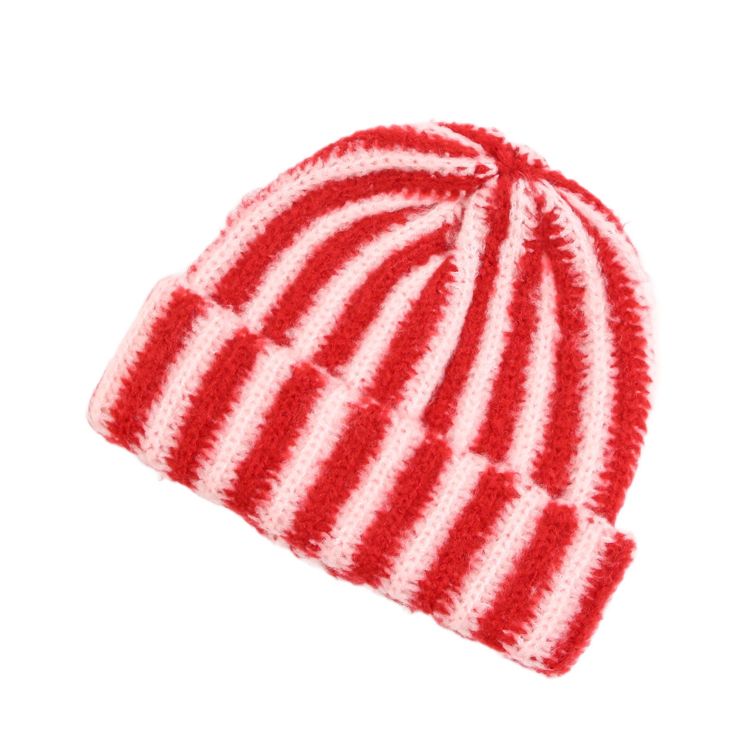 Color Block Polyester Cuffed Beanie — view 2
