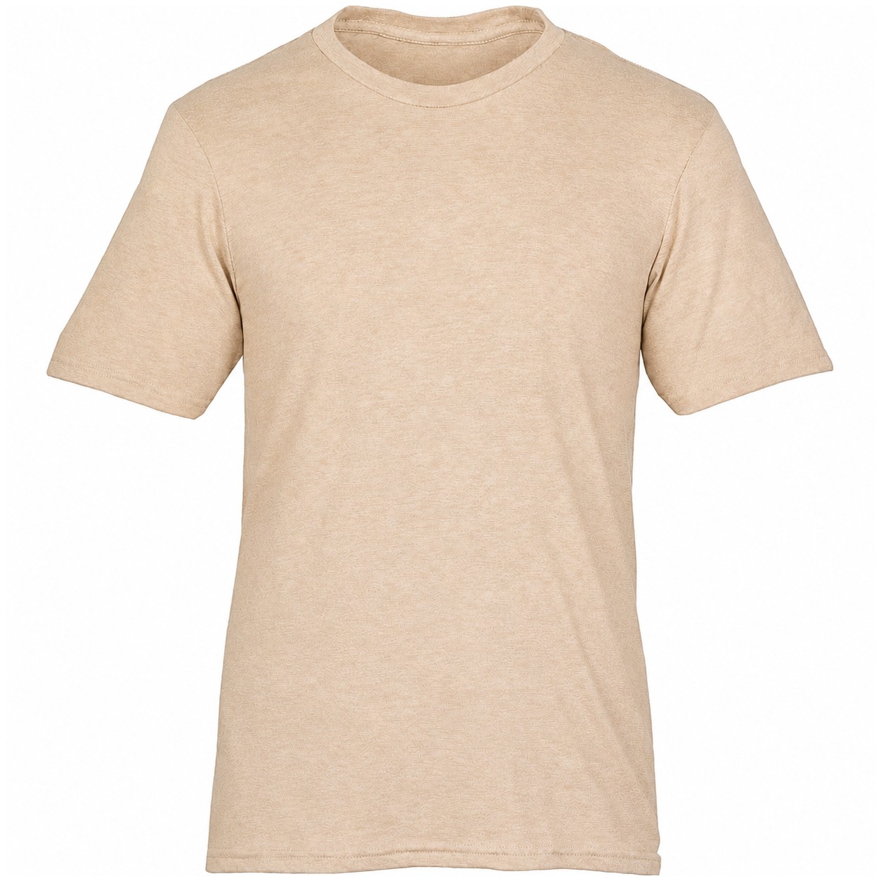 Men's Combed Ringspun Cotton T-Shirt — Tan Beige