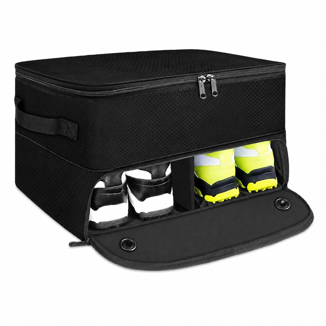 Polyester Golf Trunk Organizer With Shoe Compartment — view 2