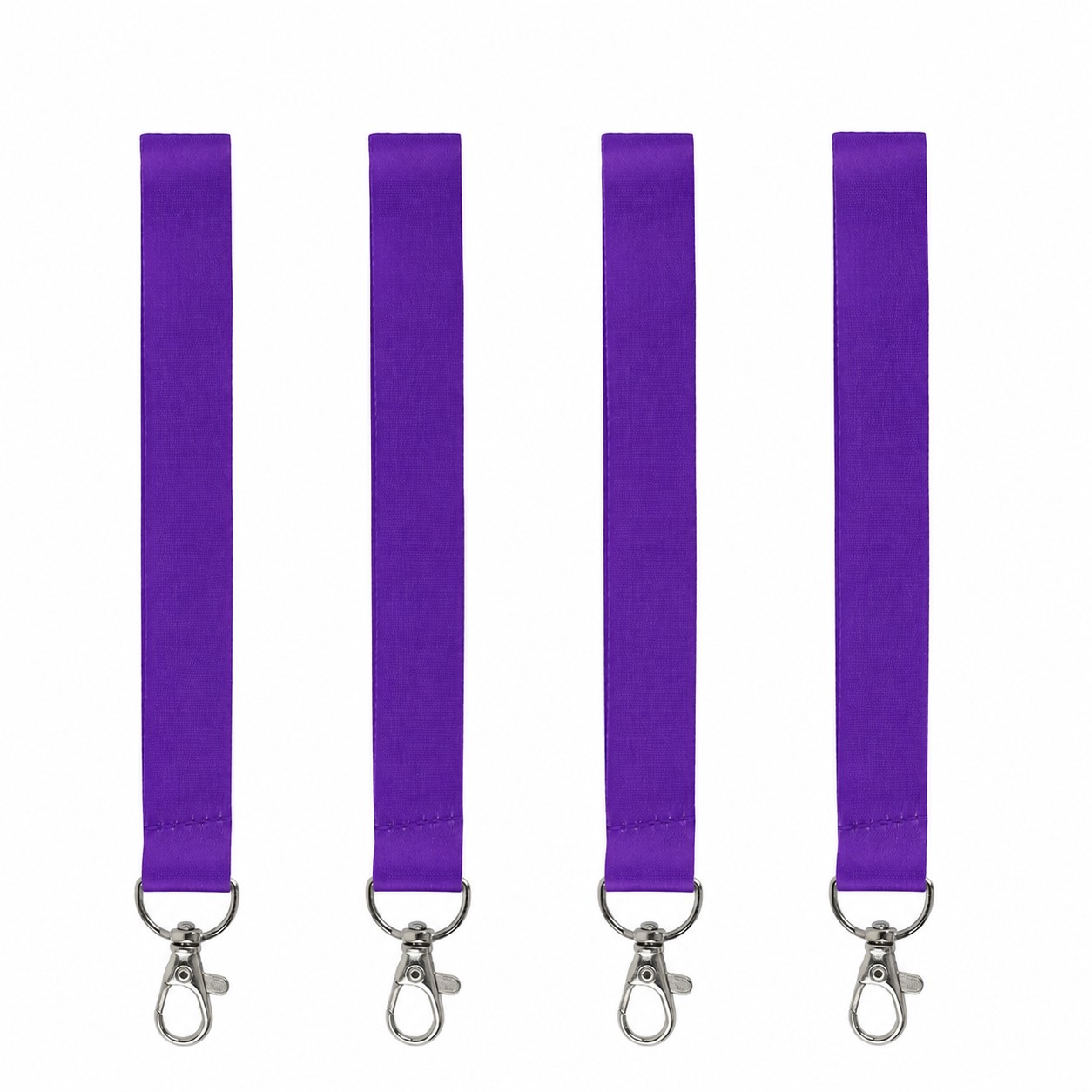 Polyester Wrist Keychain Strap — Purple