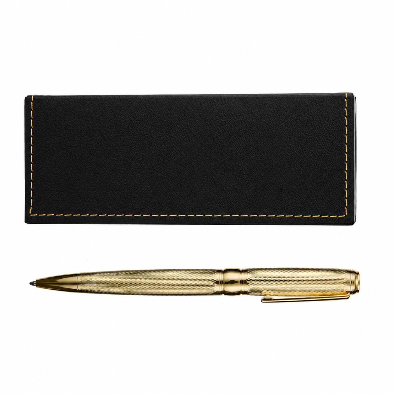 Aluminum Twist Pen Gift Set — Black/Gold