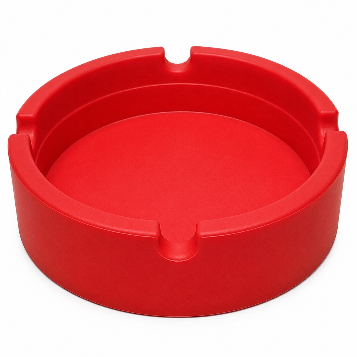 Round Stainless Steel Travel Ashtray — view 2