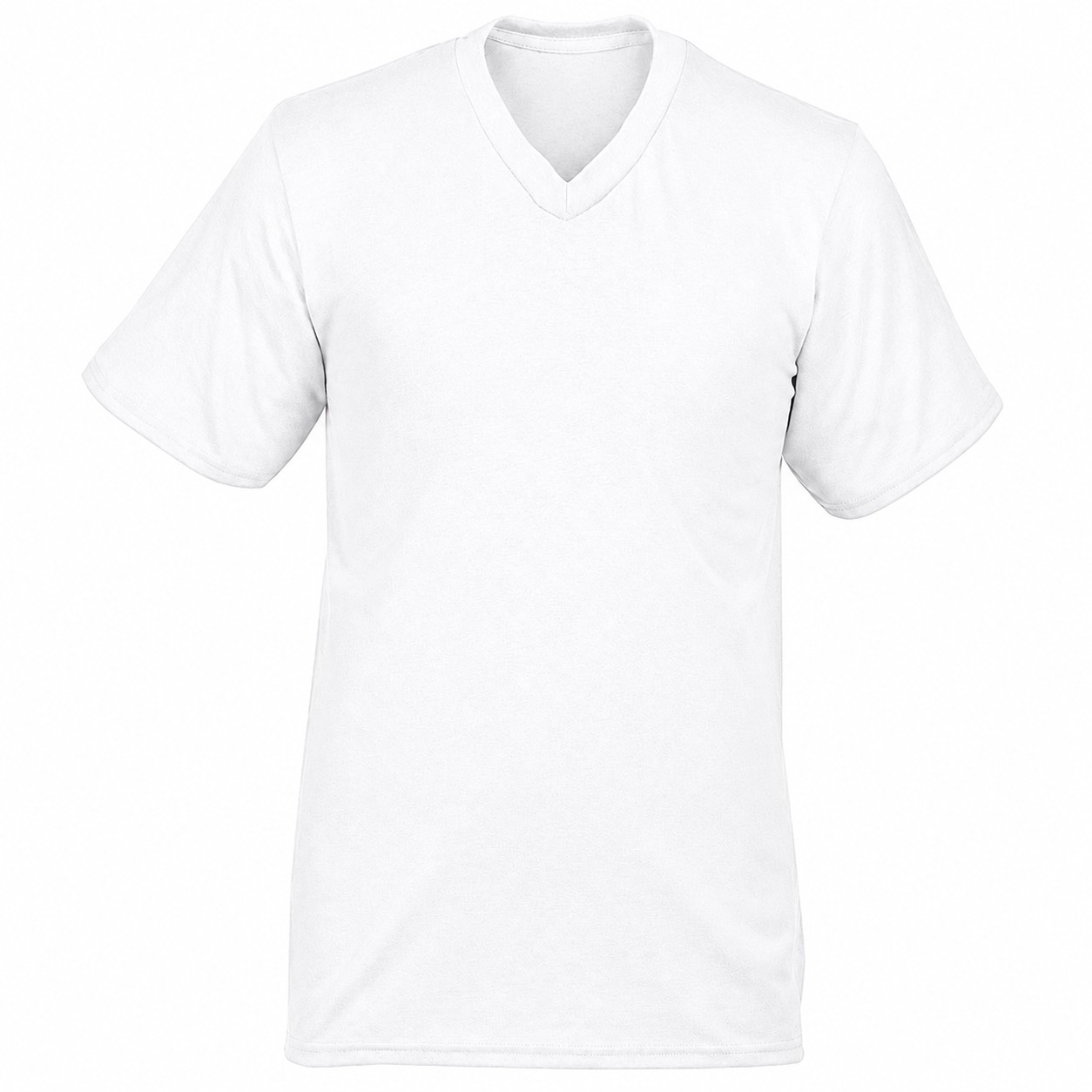 Classic Cotton V Neck Shirt — White