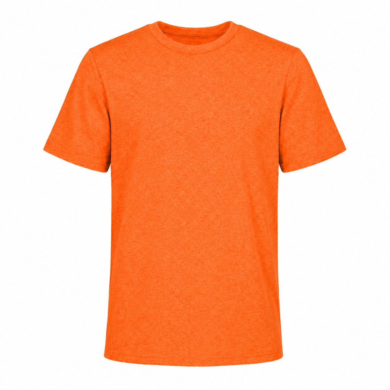 Knit Polyester Spandex Open Cardigan — Orange