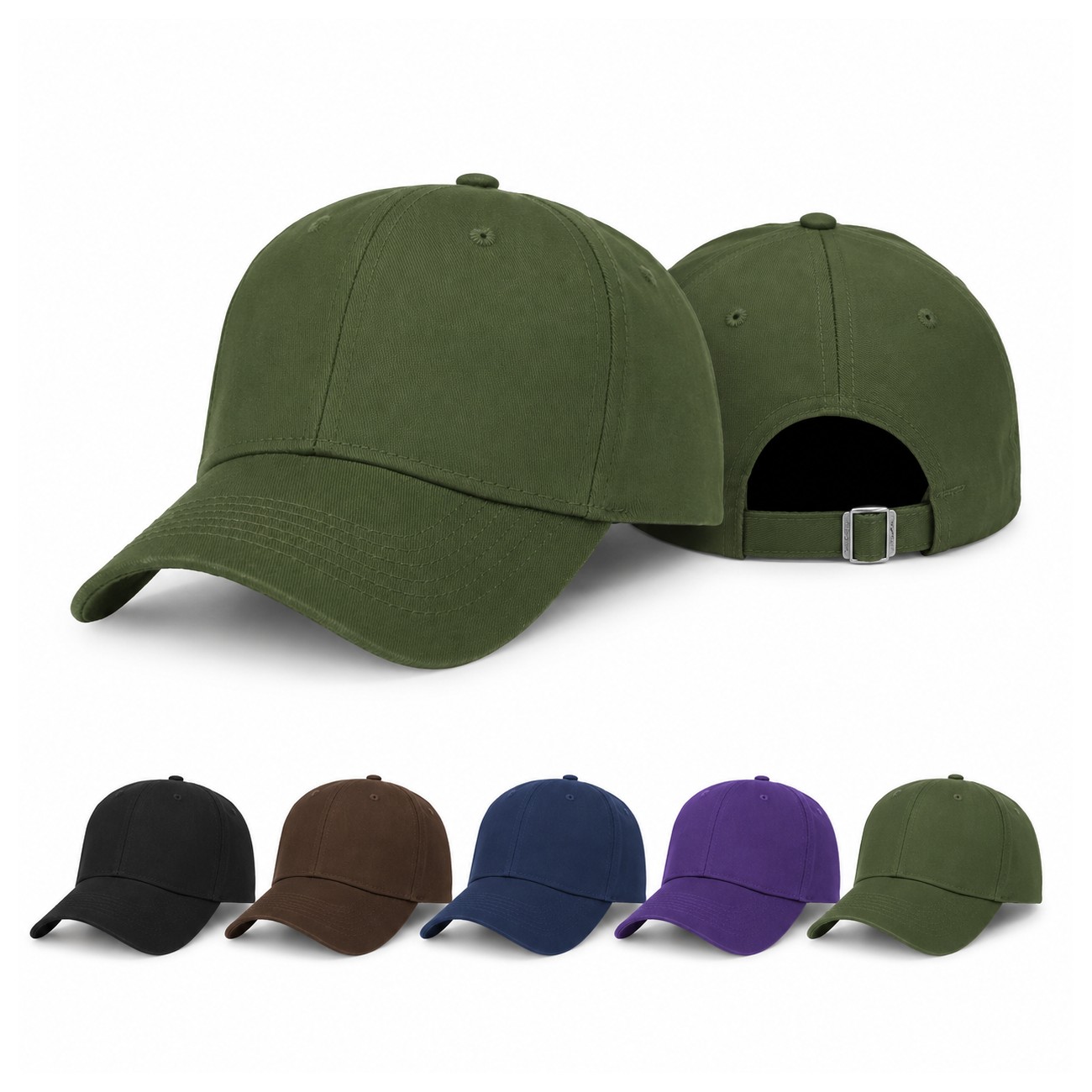 22.8-Inch Cotton Baseball Cap