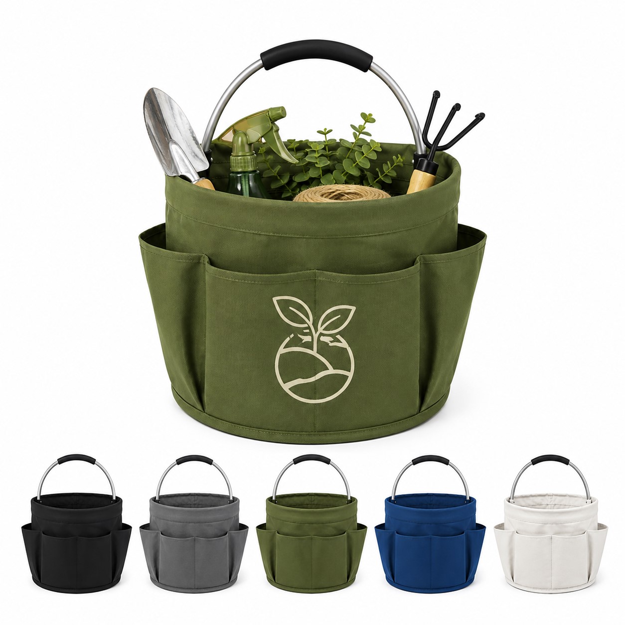 Polyester Foldable Utility Storage Bucket
