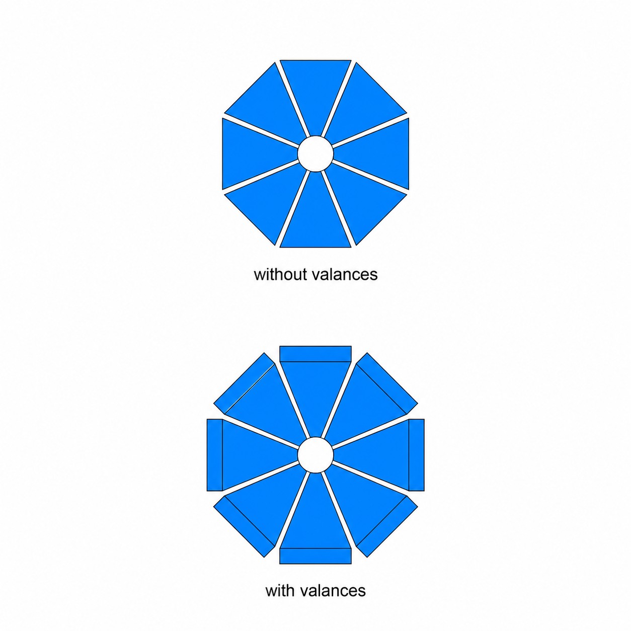 9-Foot Crank Tilt Patio Umbrella — Blue