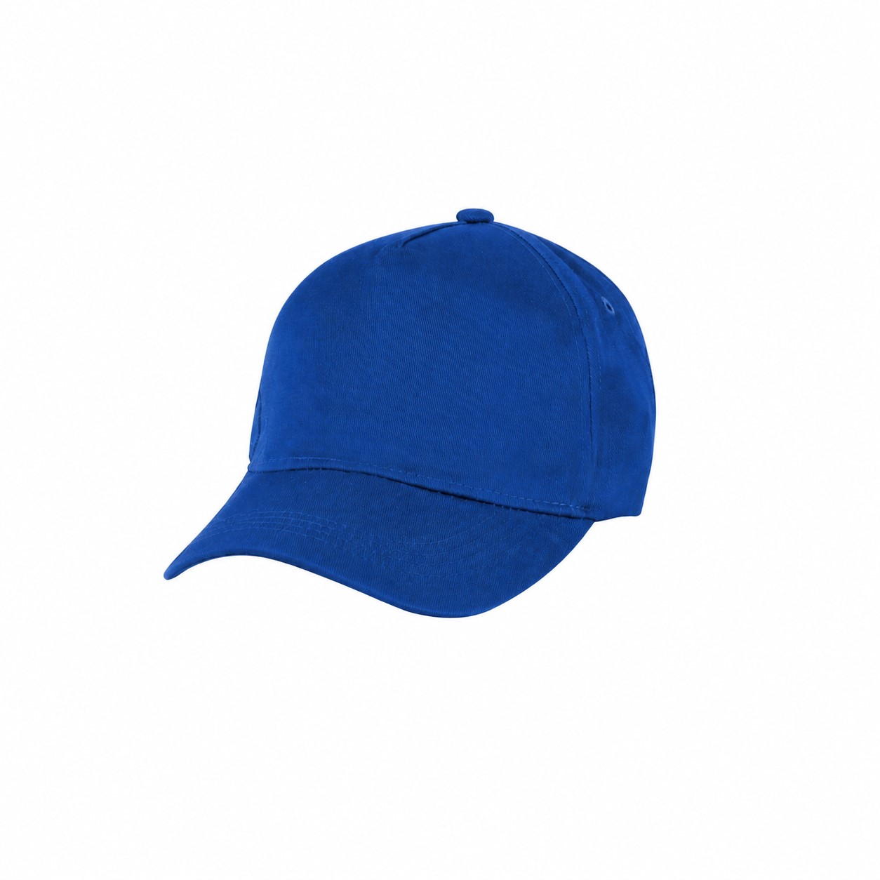 Five Panel Cotton Polyester Cap — Royal Blue