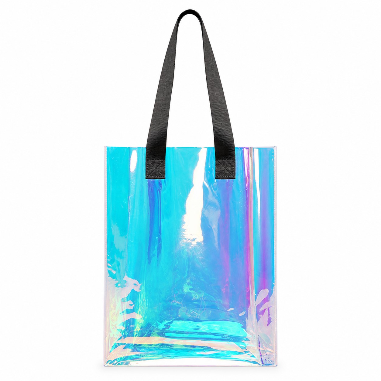 Iridescent Waterproof PVC Tote Bag — view 2