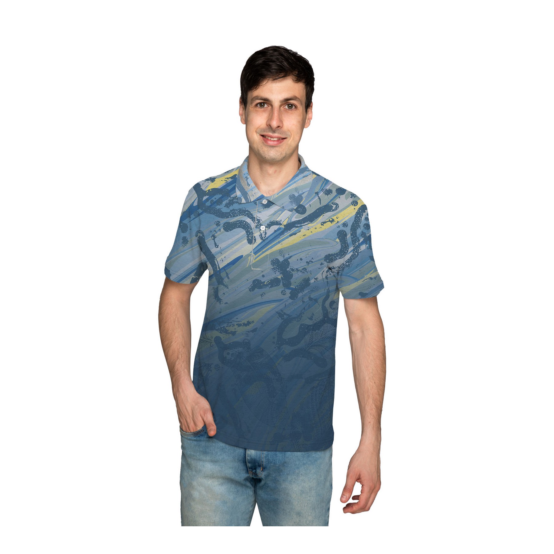 Polyester Performance Polo Shirt — view 2