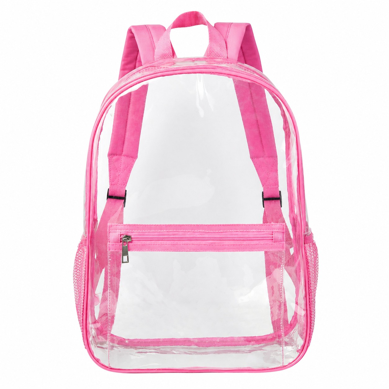 Clear PVC Backpack — Pink