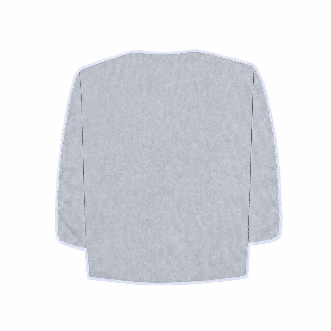 Jersey Shaped Microfiber Rally Towel — Silver